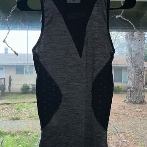 Stella McCartney Gray and Black Tank Top